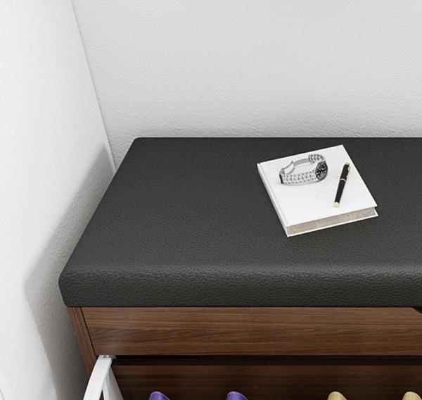 Großhandel B2B Schuhschrank Sitzhocker in einem Schuhregal